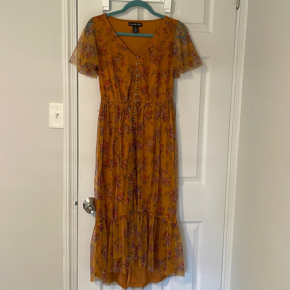 Autumnal Floral Dress